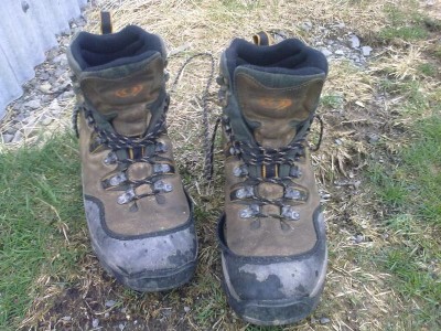 My pair of muddy boots